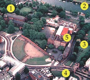 aerial view of amphitheatre