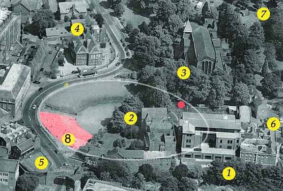 aerial view of amphitheatre 2001