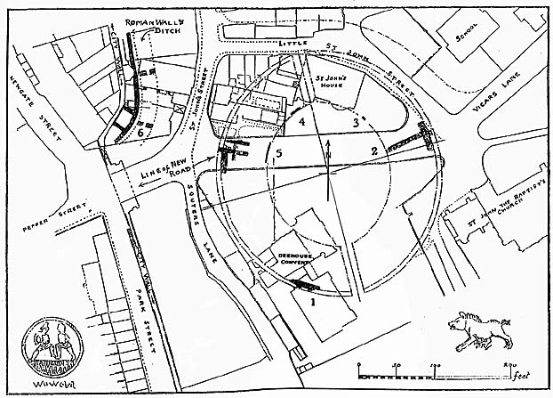 'plan of new road'