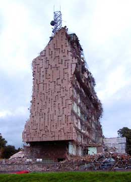 cop shop demolition