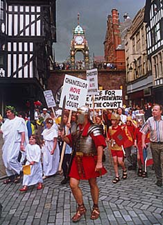 amphitheatre demo at the eastgate