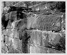 archer marks in city wall
