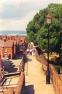 the north wall