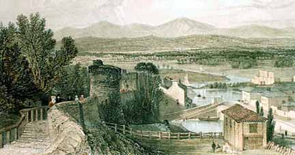 old view along walls