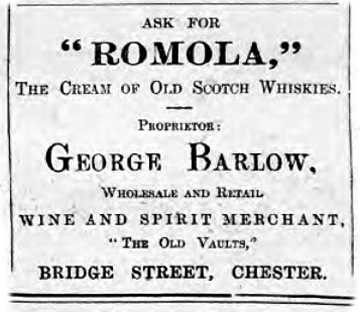 barlows advert 1903