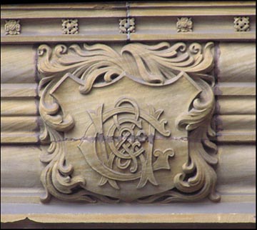 green dragon carving