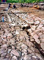 medieval road at infirmary