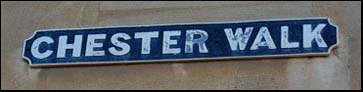 chester walk sign
