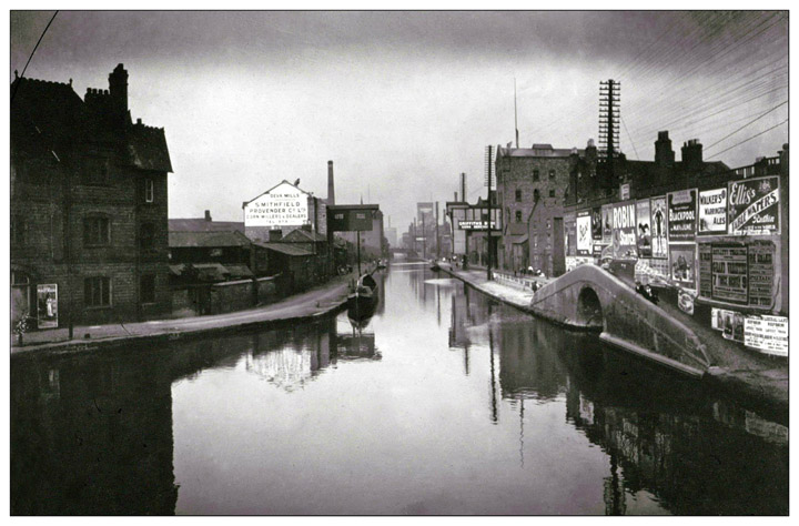 view from cow lane bridge 1930s
