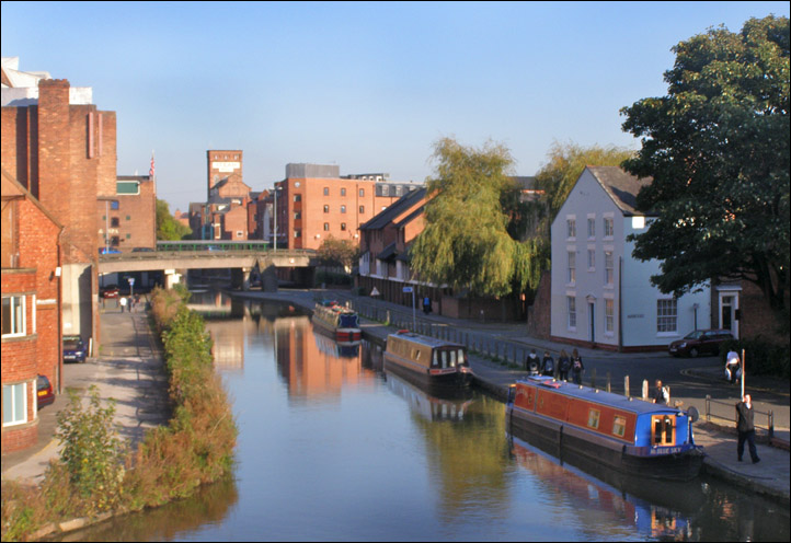 modern view from Cow Lane Bridge