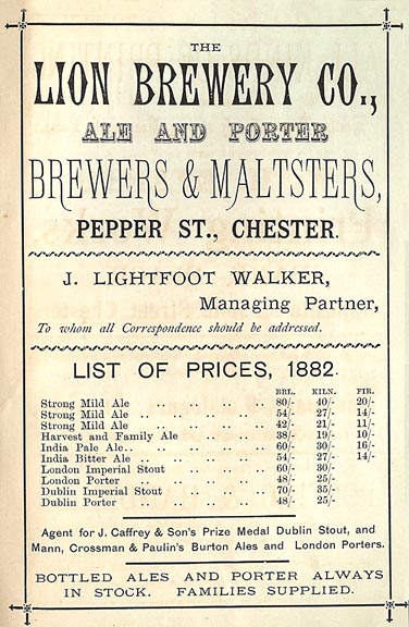 lion brewery advert