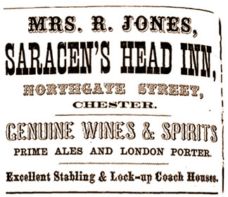 saracens head advert