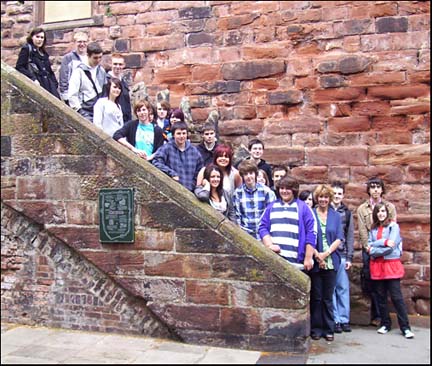 welsh schoole tour group