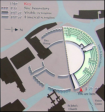plan of amphitheatre