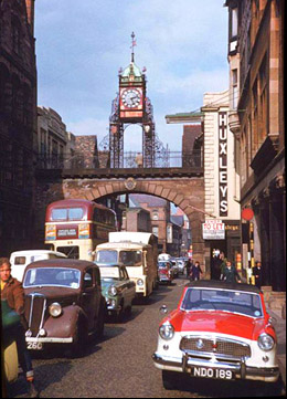 traffic in eastgate street 1961