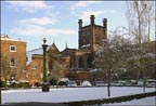 cathedral in the snow