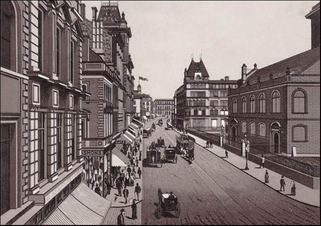 church street in 1886