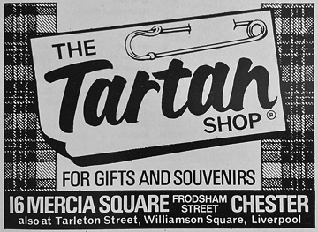 tartan shop advert