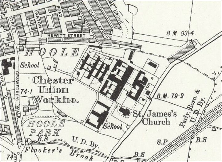 workhouse map 1908