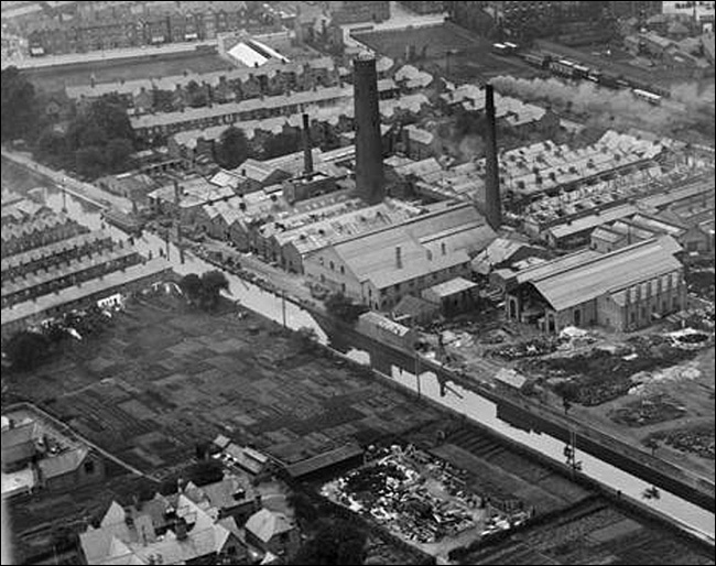 aerial view of leadworks 1920