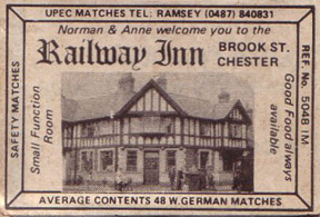 railway inn matchbox